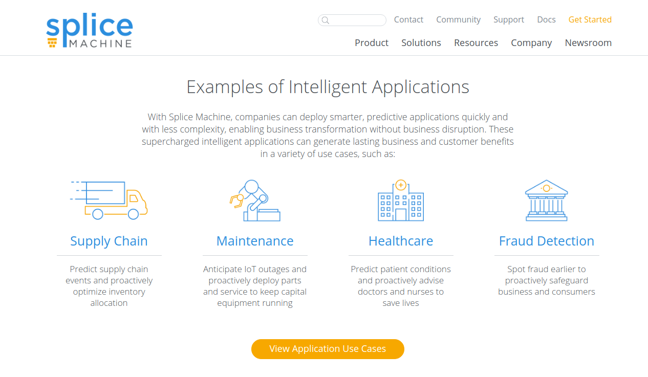 Splice Machine main page